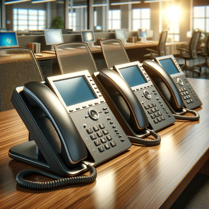 VOIP phones picture illustrating the next generation of telecommunication technology  that provide robust telecom solutions for business productivity 